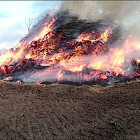 Osterfeuer 2015 - Suederende auf Foehr